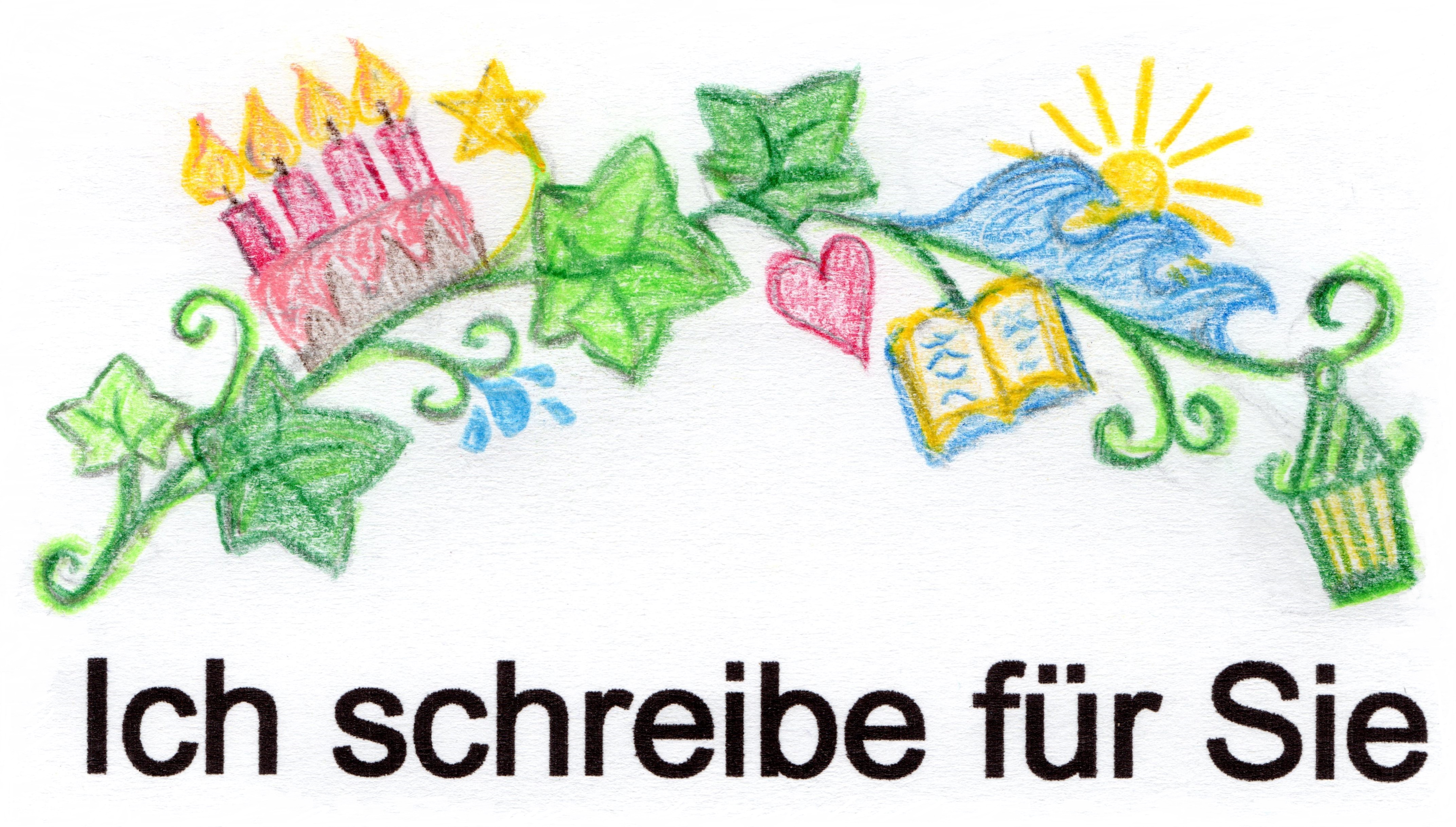 Ich schreibe für Sie